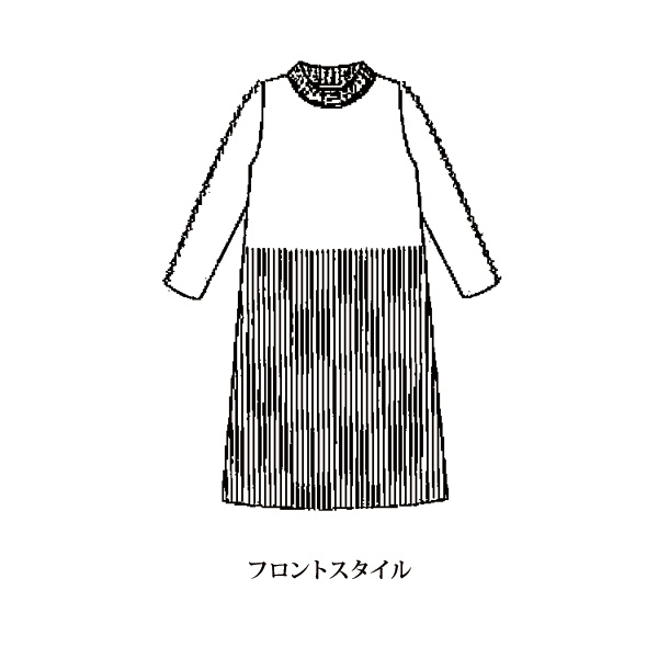 パール調ビジュー付ニットワンピース | 京都通販ミセスのファッション ...