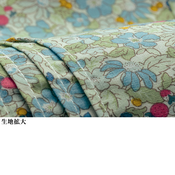 綿ピンタック花柄プリントブラウス | 京都通販ミセスのファッション館