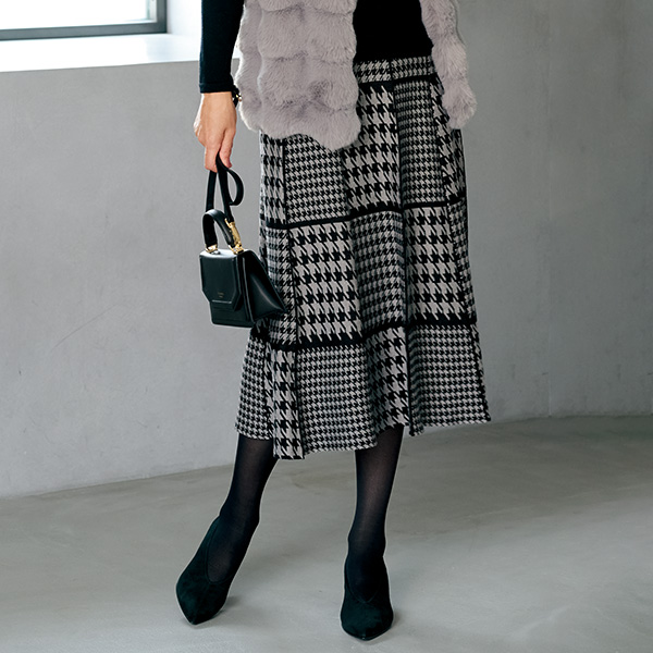 ジャカードニットスカート | 京都通販ミセスのファッション館・本店