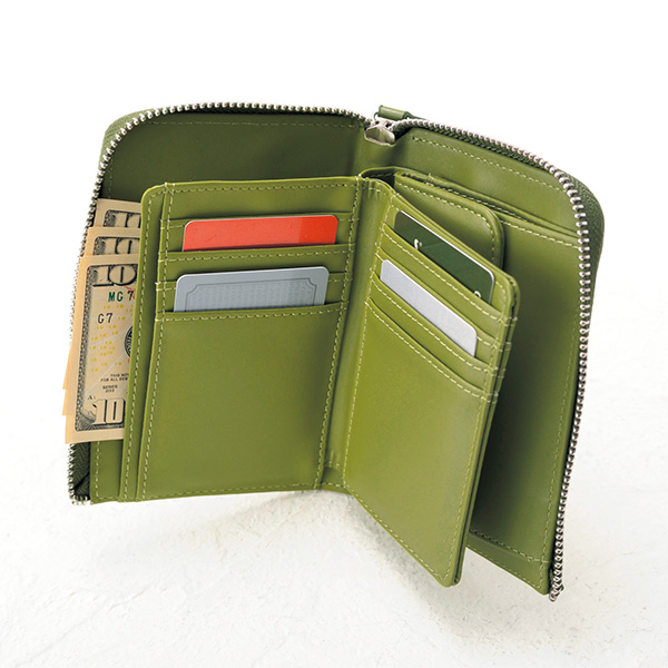 L型ファスナーカラー財布 | 京都通販ミセスのファッション館・本店