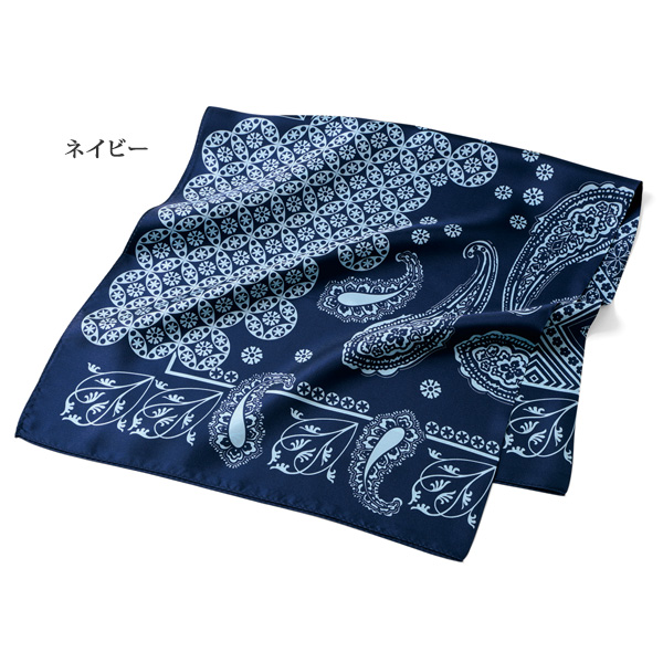 横浜シルクペイズリー柄スカーフ | 京都通販ミセスのファッション館・本店