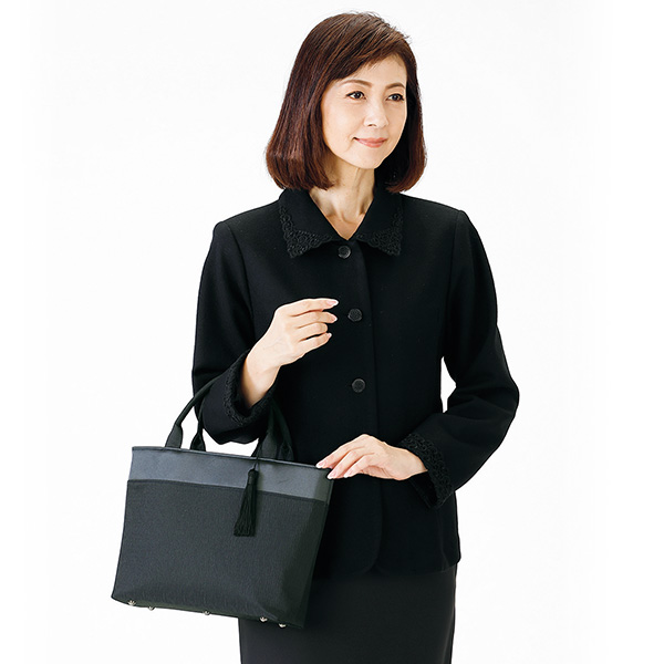 日本製タッセル付きフォーマルバッグ | 京都通販ミセスのファッション 