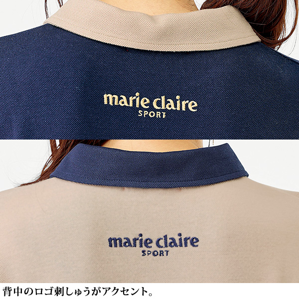 マリ・クレール スポール 1枚で主役級！大人のポロワンピース marie claire SPORT | 京都通販ミセスのファッション館・本店