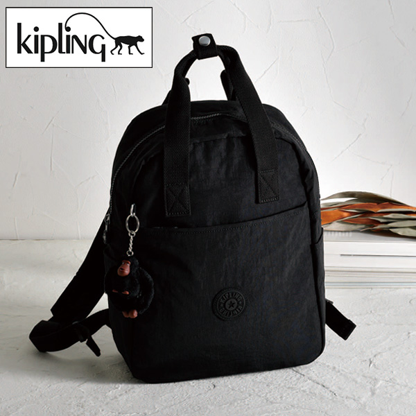 キプリング リュック SIVA ブラック kipling | 京都通販ミセスのファッション館・本店