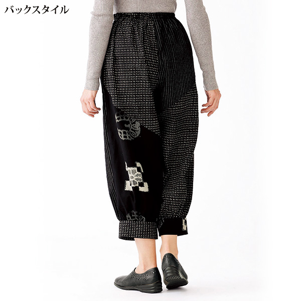 雪ん子絣プリントリラックスパンツ◎ | 京都通販ミセスのファッション